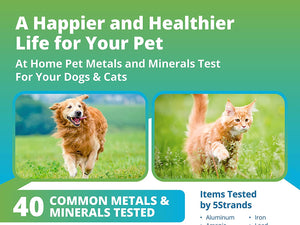 Pet Heavy Metals & Minerals Imbalance Test (Previous Hair Sample Required)