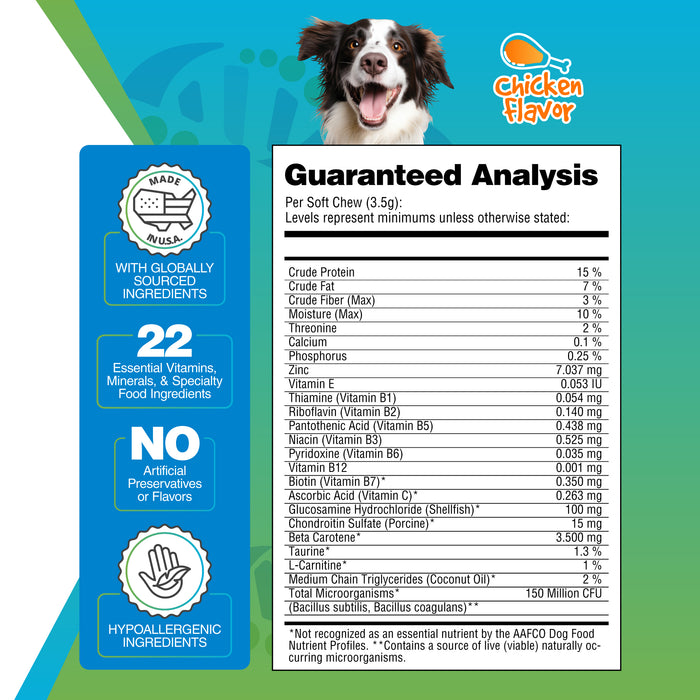 dog daily multivitamin ingredients